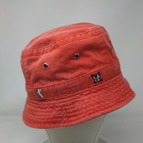 St. Thomas USVI Bucket Hat Red 55 (XL) Embroidered Lightweight Royal Headwear - Picture 4 of 8